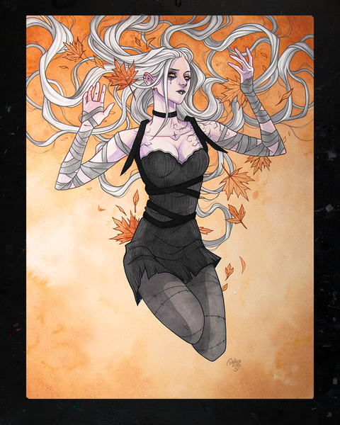 Falling Leaves ☾ Original Painting