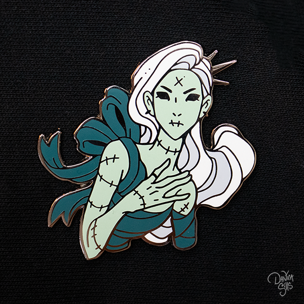 Stitched Up ☾ Hard Enamel Pin